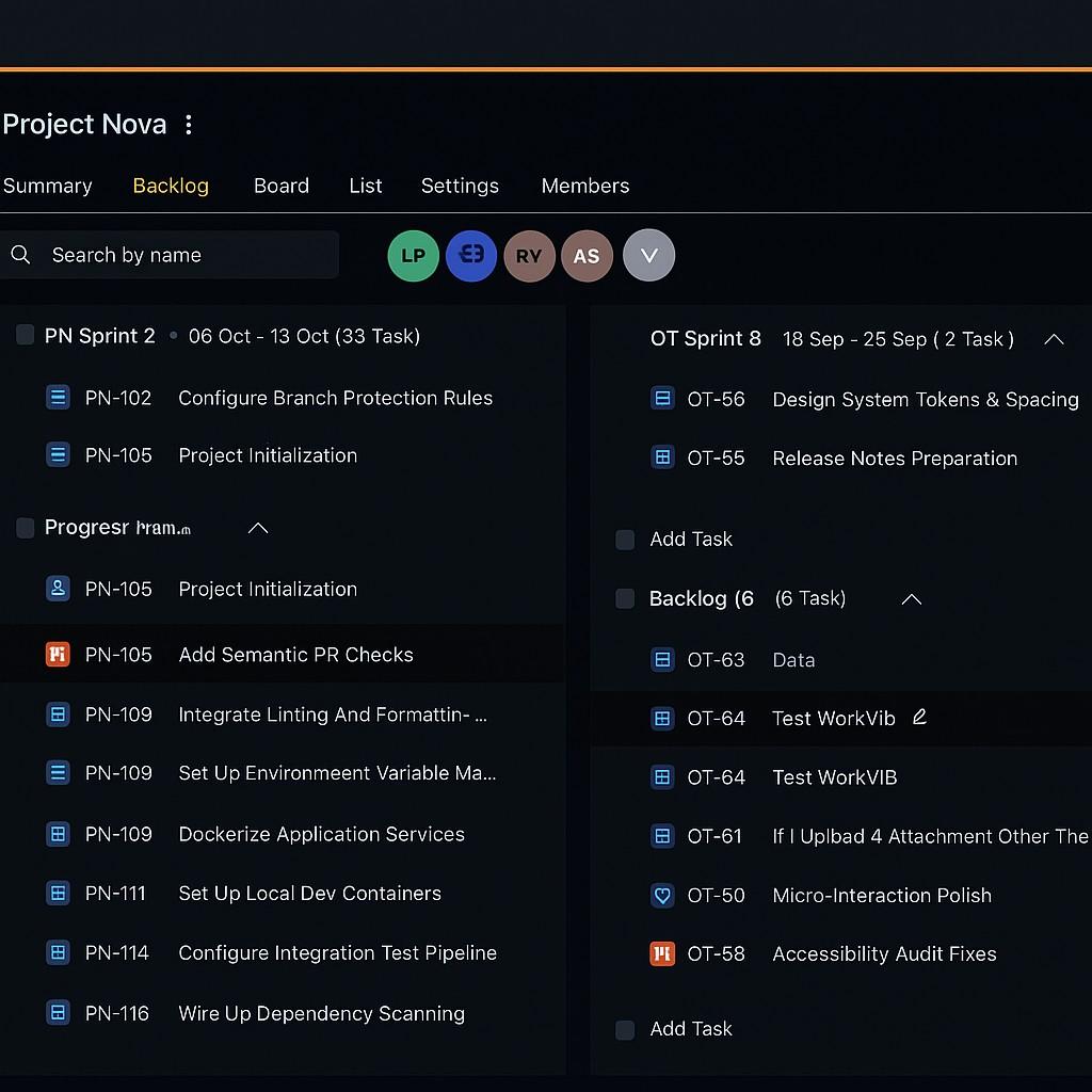 Project Planning & Organization
