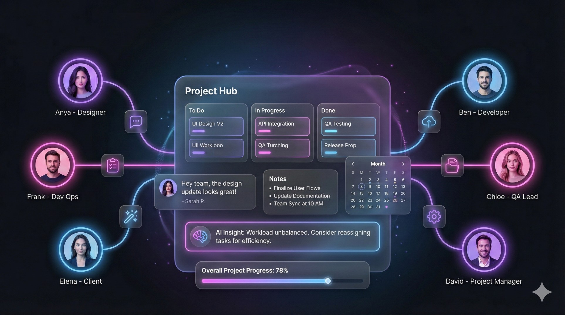 Team Collaboration in Projects